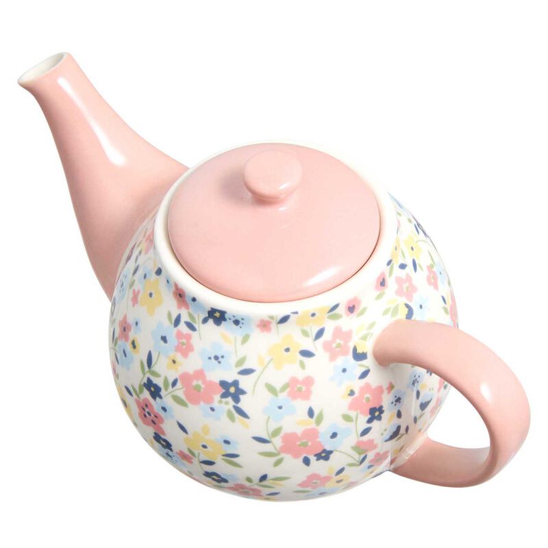 Maxwell & Williams Olde English Teapot 650ml Pink Floral Gift Boxed image number 2